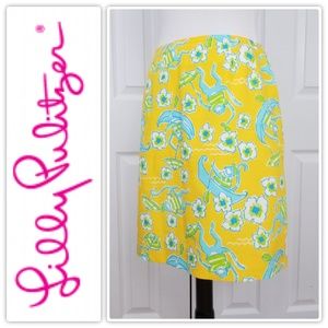 Lilly Pulitzer Les Monkey's Skirt - Size 6
